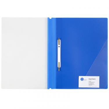 Папка-скоросшиватель Axent А4 с угловым карманом, 170/350 мкм Синяя Фото 1