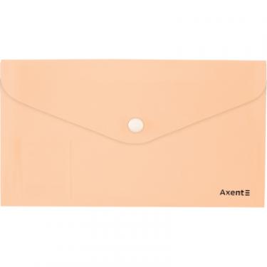 Папка - конверт Axent DL 180мкм Pastelini Персиковая Фото