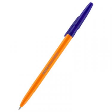 Ручка шариковая Delta by Axent Синяя 0.7 мм Желтый корпус Фото
