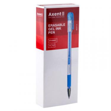 Ручка гелевая Axent Пиши-стирай Student, синяя Фото 1