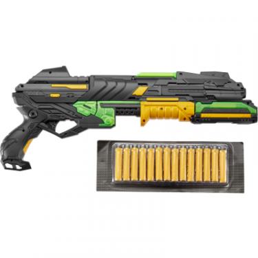 Игрушечное оружие ZIPP Toys Бластер + 14 патронов, жёлтый Фото 1