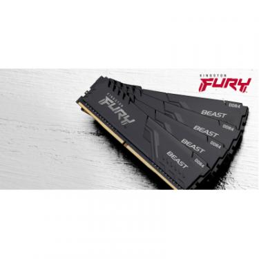Модуль памяти для компьютера Kingston Fury (ex.HyperX) DDR4 32GB (2x16GB) 3200 MHz Fury Beast Black Фото 6