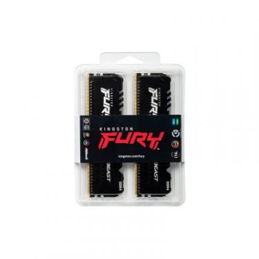 Модуль памяти для компьютера Kingston Fury (ex.HyperX) DDR4 32GB (2x16GB) 3600 MHz Fury Beast RGB Фото 4