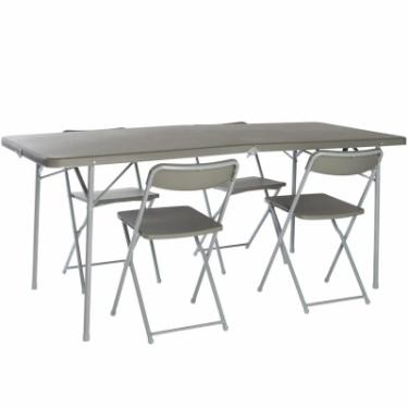 Набор кемпинговой мебели Vango Orchard XL 182 Table and Chair Set Grey Фото 1