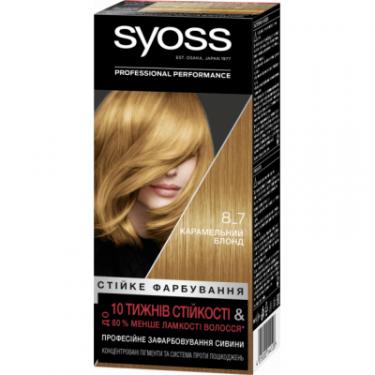 Краска для волос Syoss 8-7 Карамельный блонд 115 мл Фото