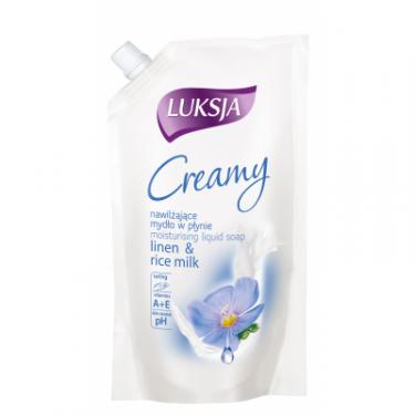 Жидкое мыло Luksja Creamy Linen & Rice Milk Refill 400 мл Фото