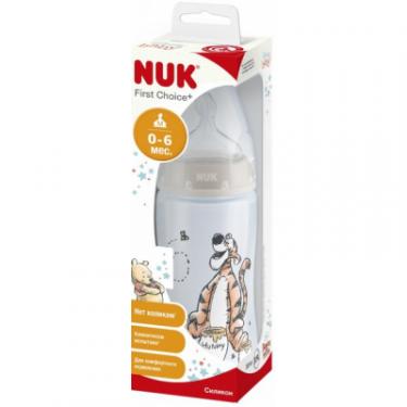Бутылочка для кормления Nuk Diswin First Choice Plus із силіконовою соскою 300 Фото 1