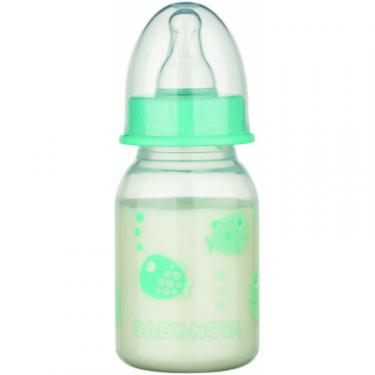 Бутылочка для кормления Baby-Nova Декор 120 мл Бірюзова Фото