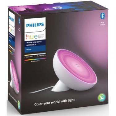Настольная лампа Philips Hue Bloom, Color, BT, DIM, біла Фото 8