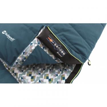 Спальный мешок Outwell Camper 0C Blue Right Фото 5