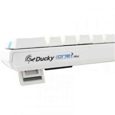 Клавиатура Ducky One 2 Mini Cherry Speed Silver RGB LED UA/RU White Фото 3