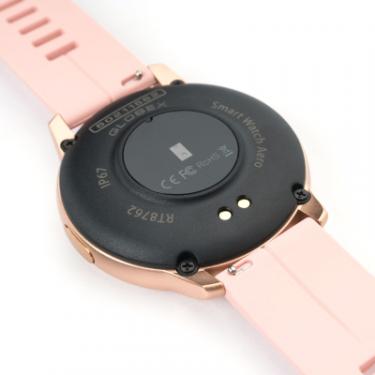 Смарт-часы Globex Smart Watch Aero Gold-Pink Фото 2