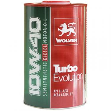 Моторное масло Wolver Turbo Evolution 10W-40 1л Фото