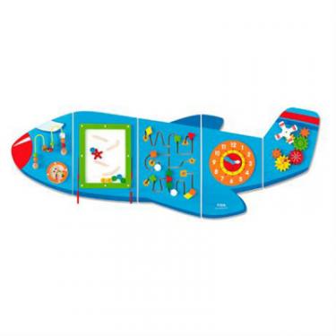 Развивающая игрушка Viga Toys Бізіборд Літачок Фото