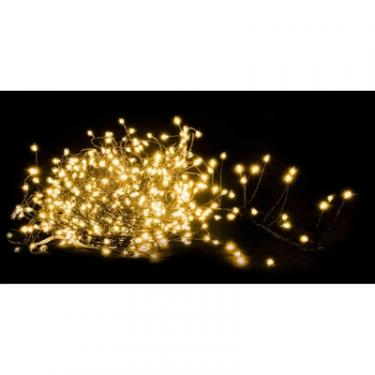Гирлянда Luca Lighting кластер чорна струна теплий білий 8 м Фото 2