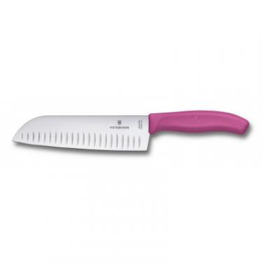 Кухонный нож Victorinox SwissClassic Santoku 17 см Pink Фото