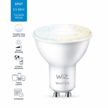 Умная лампочка WiZ GU10 4.7W(50W 400Lm) 2700-6500K Wi-Fi Фото 5