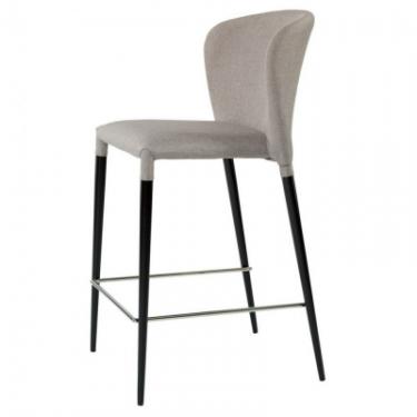 Барный стул Concepto Arthur напівбарний світло-сірий Фото