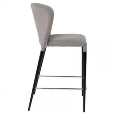 Барный стул Concepto Arthur напівбарний світло-сірий Фото 1