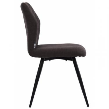 Кухонный стул Concepto Glory чорний сірий Фото 1