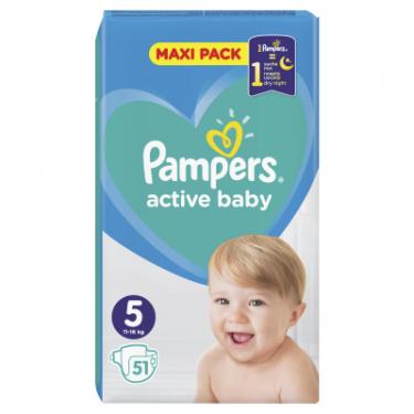 Подгузники Pampers Active Baby Розмір 5 (11-16 кг) 51 шт Фото 1