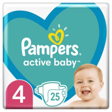 Подгузники Pampers Active Baby Maxi Розмір 4 (9-14 кг) 25 шт Фото
