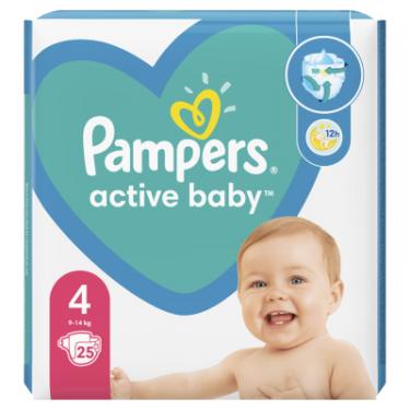 Подгузники Pampers Active Baby Maxi Розмір 4 (9-14 кг) 25 шт Фото 1