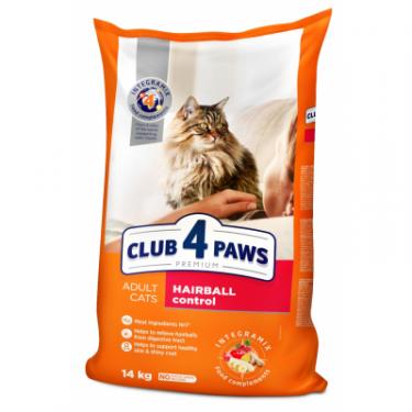 Сухой корм для кошек Club 4 Paws Преміум. З ефектом виведення шерсті 14 кг Фото