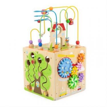 Развивающая игрушка Viga Toys дерев'яний бізікуб 5 в 1 Фото 1
