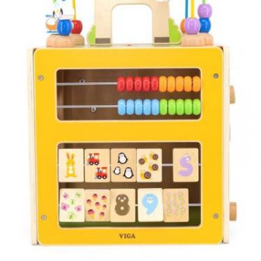 Развивающая игрушка Viga Toys дерев'яний бізікуб 5 в 1 Фото 6