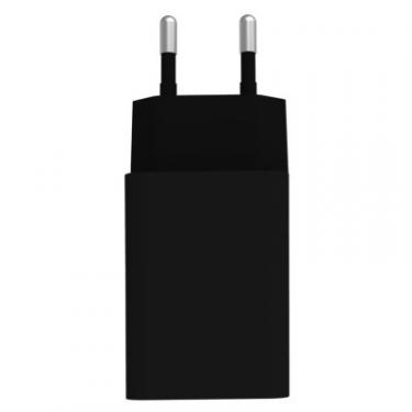 Зарядное устройство ColorWay 1USB AUTO ID 2A (10W) black + cable Type C Фото 4