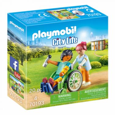 Конструктор Playmobil Пацієнт в інвалідному візку Фото