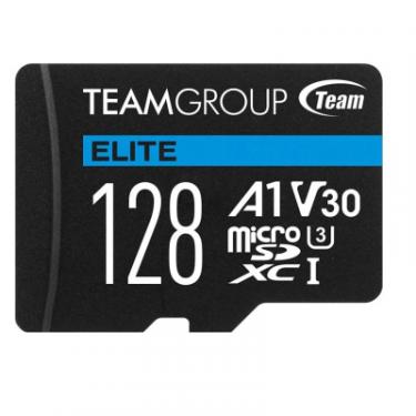 Карта памяти Team 128GB microSDXC class 10 UHS-I/U3 Elite Фото 1