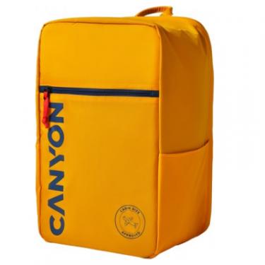 Рюкзак для ноутбука Canyon 15.6" CSZ02 Cabin size backpack, Yellow Фото 1