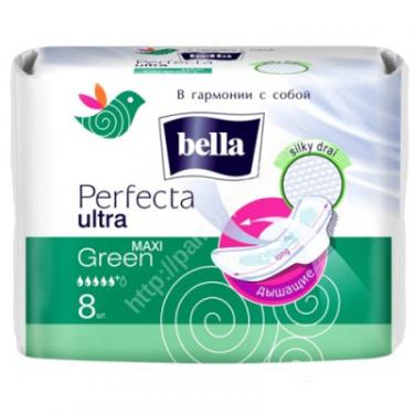 Гигиенические прокладки Bella Perfecta Green Maxi Drai Ultra 8 шт. Фото