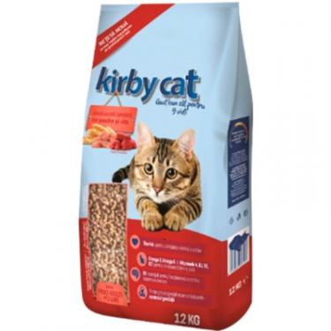 Сухой корм для кошек KIRBY CAT курка та яловичина 12 кг Фото