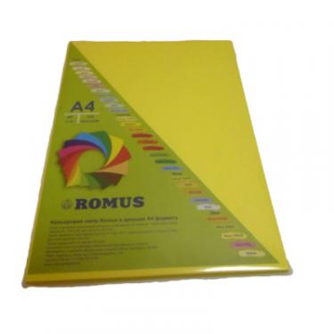 Бумага Romus A4 160 г/м2 100sh Canary yellow Фото