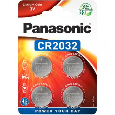 Батарейка Panasonic CR 2032 Lithium * 4 Фото