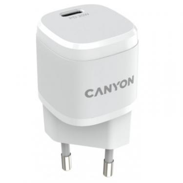 Зарядное устройство Canyon PD 20W white Фото 1