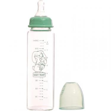 Бутылочка для кормления Baby Team скляна 0+ 250 мл Фото 1