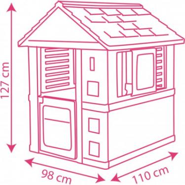 Игровой домик Smoby Королле з розсувними віконницями 98 х 110 х 127 см Фото 1