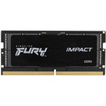 Модуль памяти для ноутбука Kingston Fury (ex.HyperX) SoDIMM DDR5 16GB 4800 MHz FURY Impact Фото