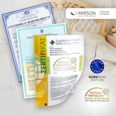 Простынь MirSon Сатин Premium 22-1143 Perrayn 150x220 см Фото 4