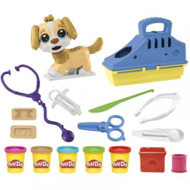 Набор для творчества Hasbro Play-Doh Прийом у ветеринара з пластиліном Фото 2
