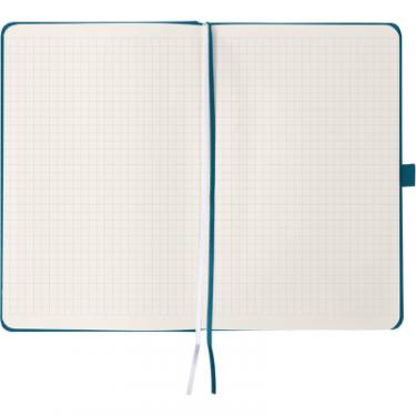 Книга записная Axent Partner, 125x195 мм, 96 аркушів, клітинка, синій і Фото 2