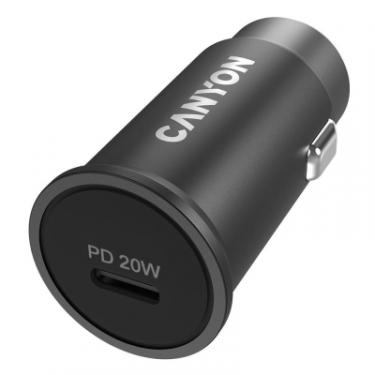 Зарядное устройство Canyon PD 20W Pocket size car charger Фото 1