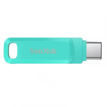 USB флеш накопитель SanDisk 64GB Ultra Dual Drive Go USB 3.0/Type C Green Фото 2