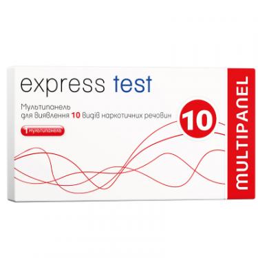 Тест на наркотики Express Test Мультипанель для визначення 10 видів наркотичних р Фото