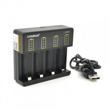 Зарядное устройство для аккумуляторов Liitokala 4 Slots, for Li-ion 3,7V accumulator, supply 5V/2A Фото