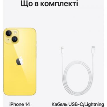 Мобильный телефон Apple iPhone 14 256GB Yellow Фото 5